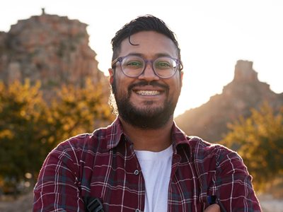 Thumbnail of long term unemployed job seeker standing outside